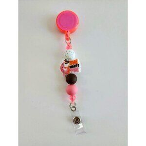 Nurse Beaded Donut Badge Reel